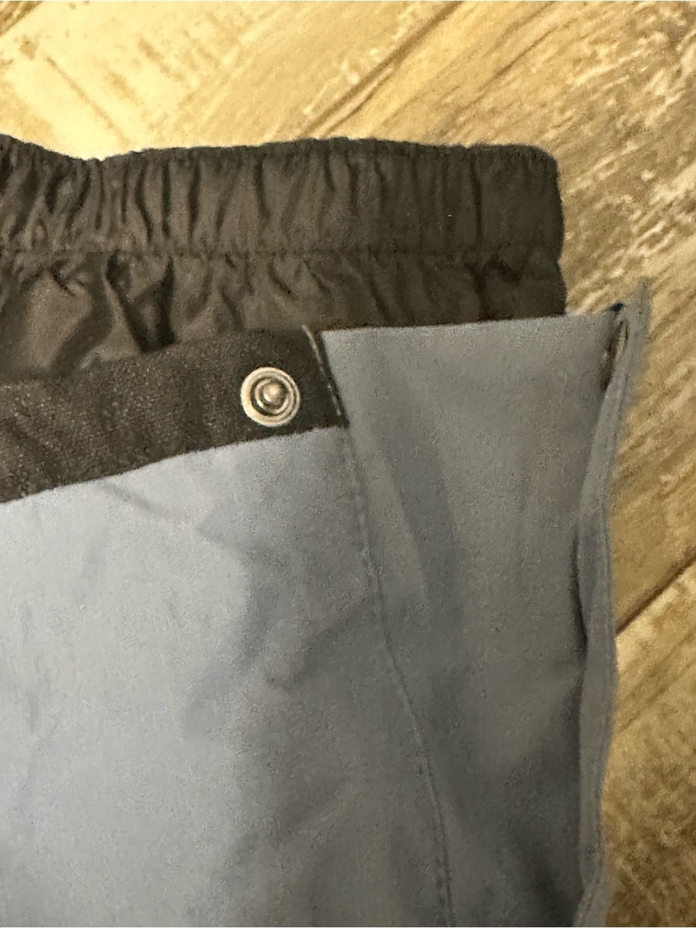 Women’s Light Blue/Gray Waterproof Snow Pants - Insulated Ski Joggers - Picture 4 of 5